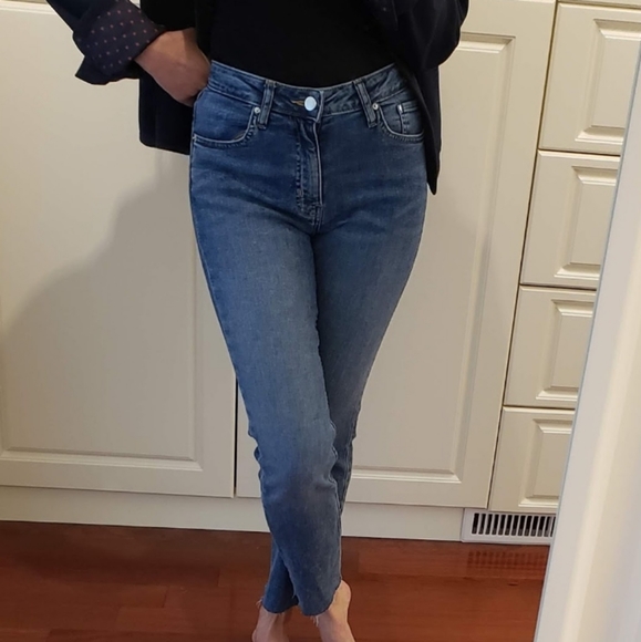 Raw-hem Straight Jeans by H&M - Picture 6 of 7